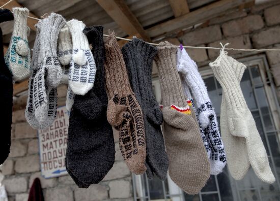 Food market in Tskhinval