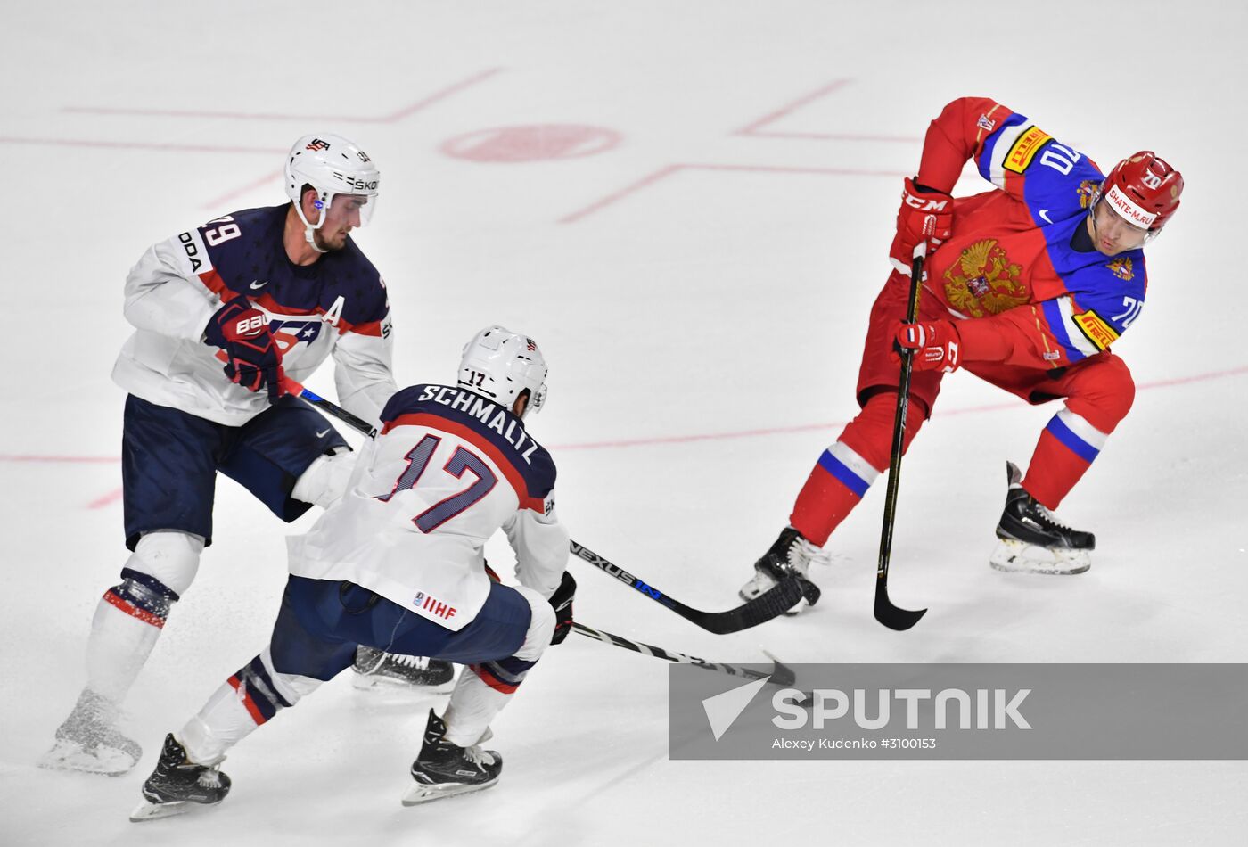 2017 IIHF World Championship. Russia vs USA