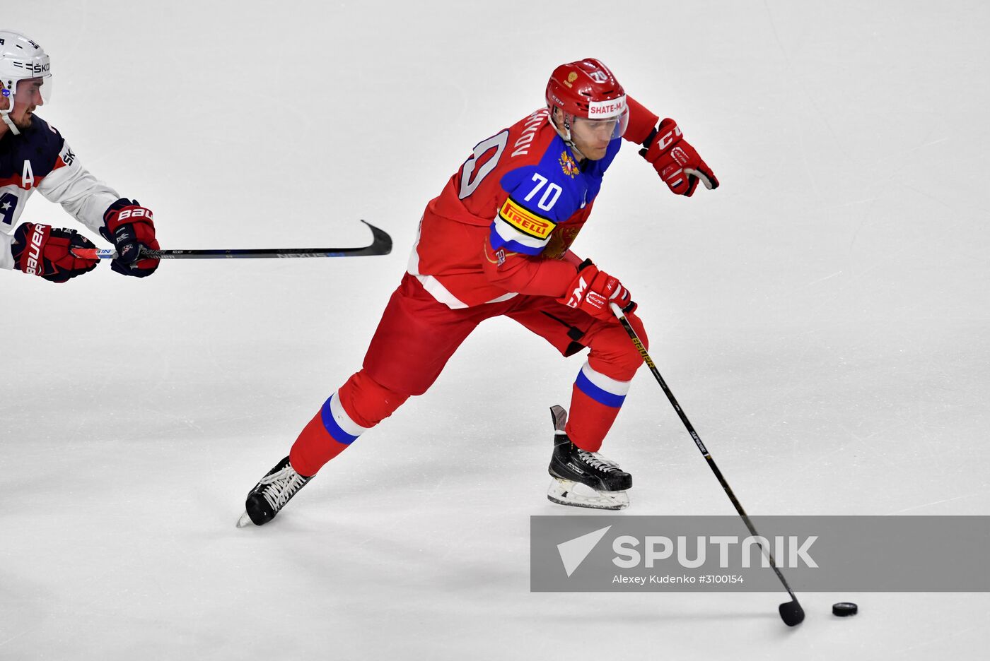 2017 IIHF World Championship. Russia vs USA