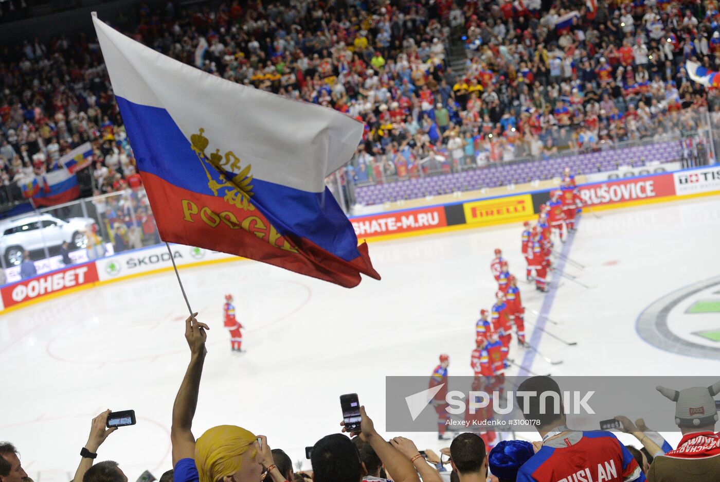 2017 IIHF World Championship. Russia vs USA