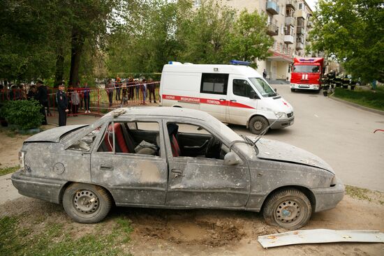 Gas explosion in residential building in Volgograd