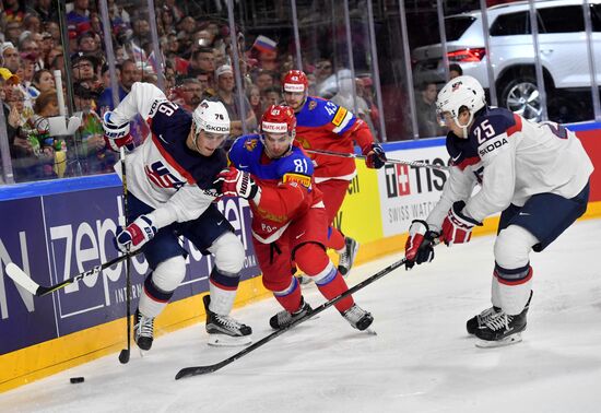 2017 IIHF World Championship. Russia vs USA