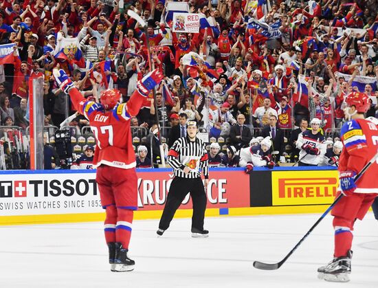 2017 IIHF World Championship. Russia vs USA