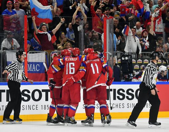 2017 IIHF World Championship. Russia vs USA