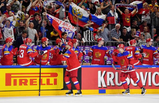 2017 IIHF World Championship. Russia vs USA