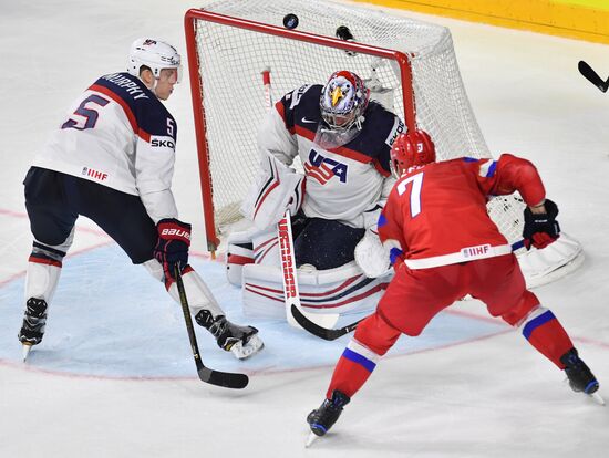 2017 IIHF World Championship. Russia vs USA