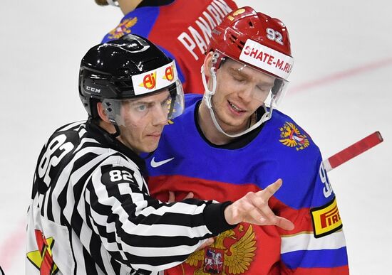 2017 IIHF World Championship. Russia vs USA