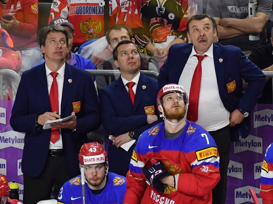 2017 IIHF World Championship. Russia vs USA