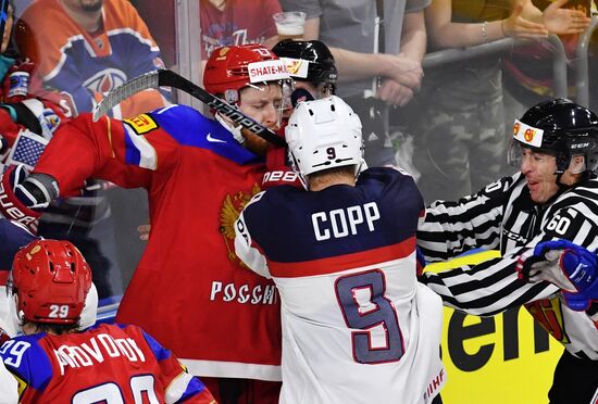 2017 IIHF World Championship. Russia vs USA