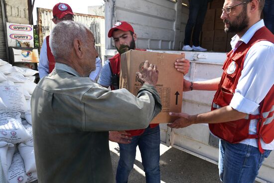 Situation in Qaboun neighborhood in Damascus suburb