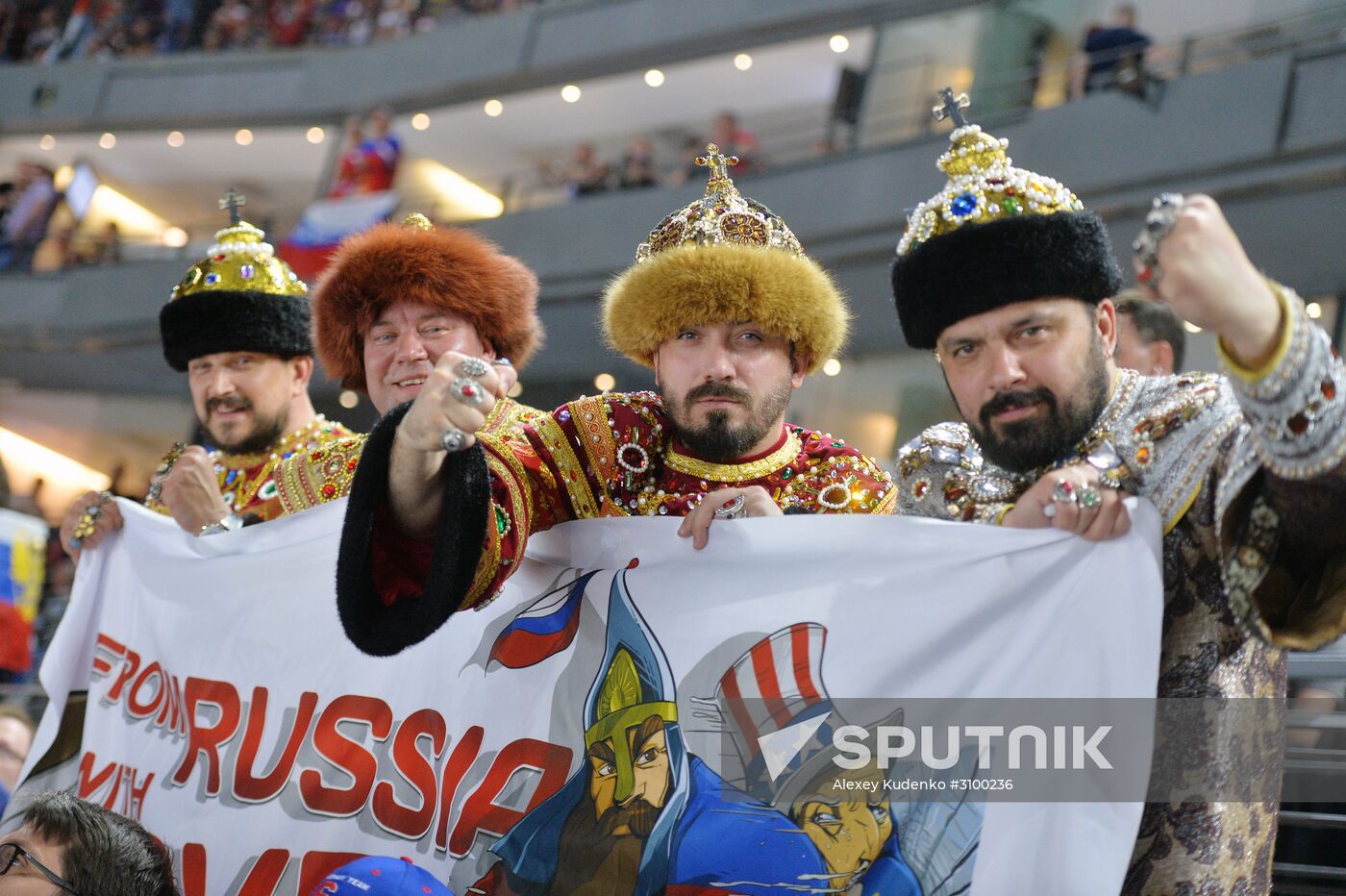 2017 IIHF World Championship. Russia vs USA
