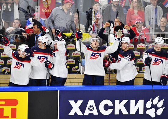 2017 IIHF World Championship. Russia vs USA