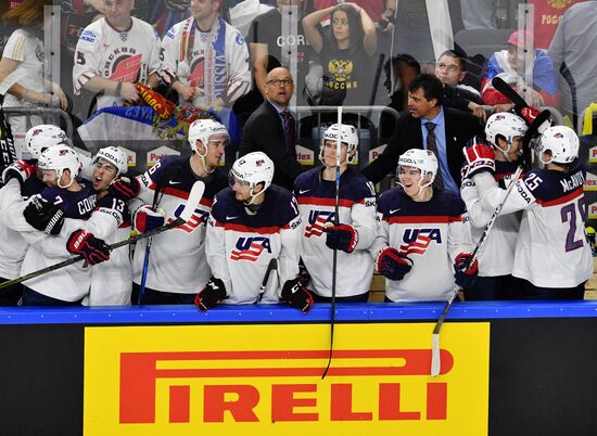 2017 IIHF World Championship. Russia vs USA