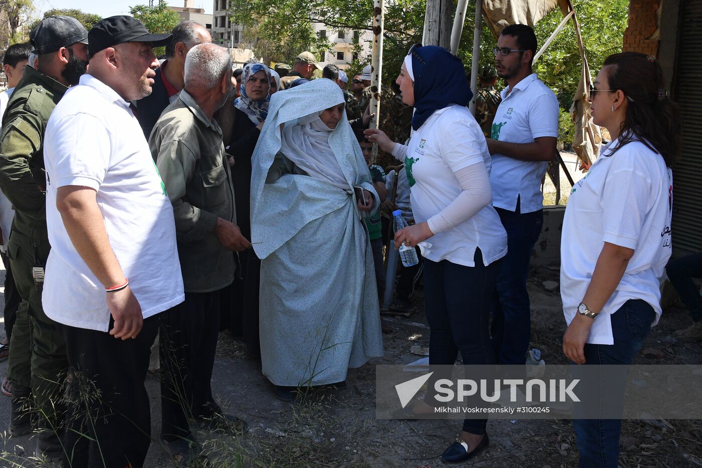 Situation in Qaboun neighborhood in Damascus suburb