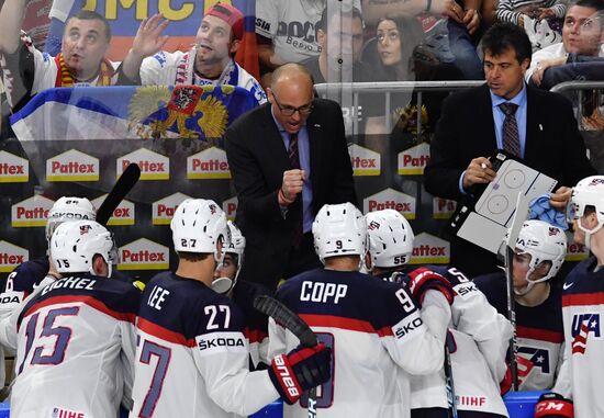 2017 IIHF World Championship. Russia vs USA