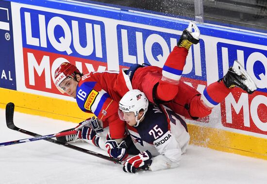 2017 IIHF World Championship. Russia vs USA