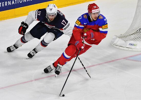 2017 IIHF World Championship. Russia vs USA