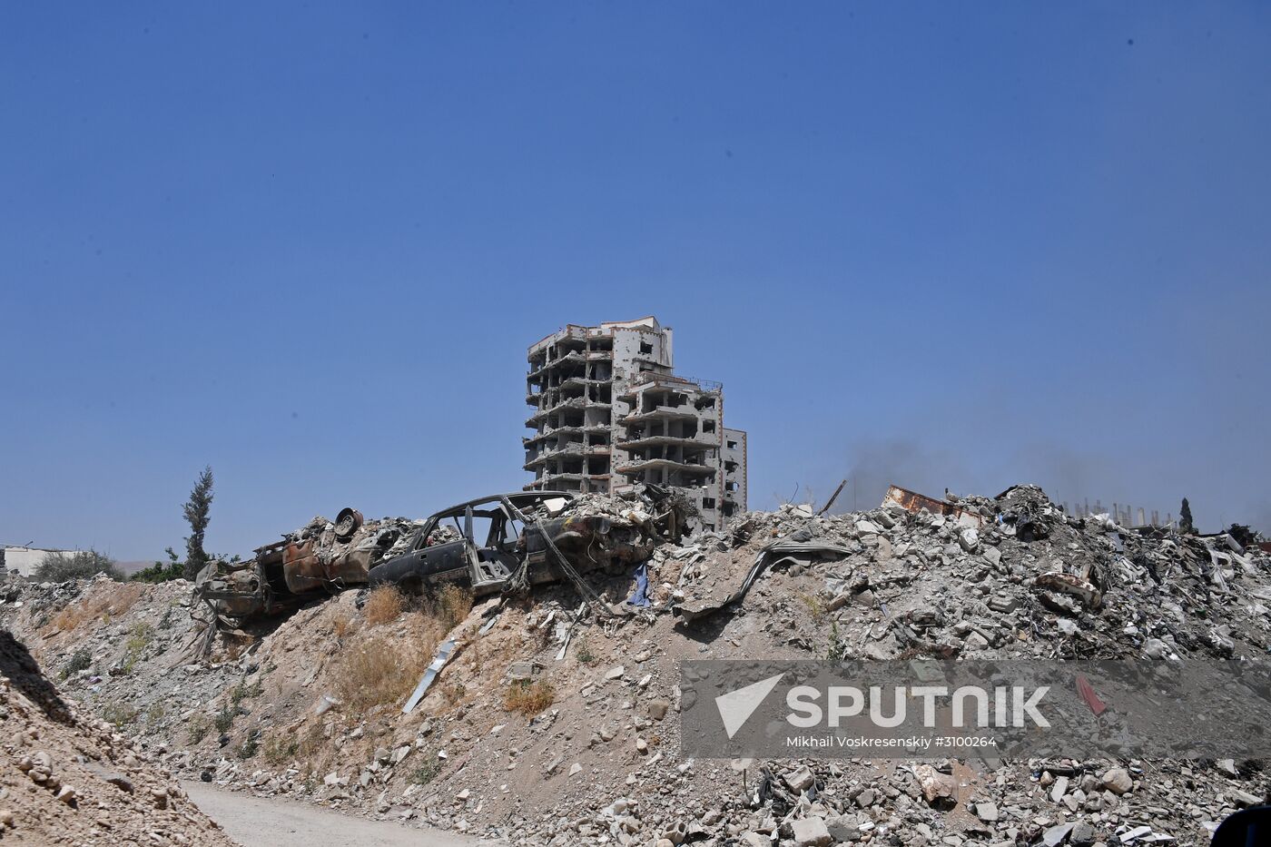 Situation in Qaboun neighborhood in Damascus suburb