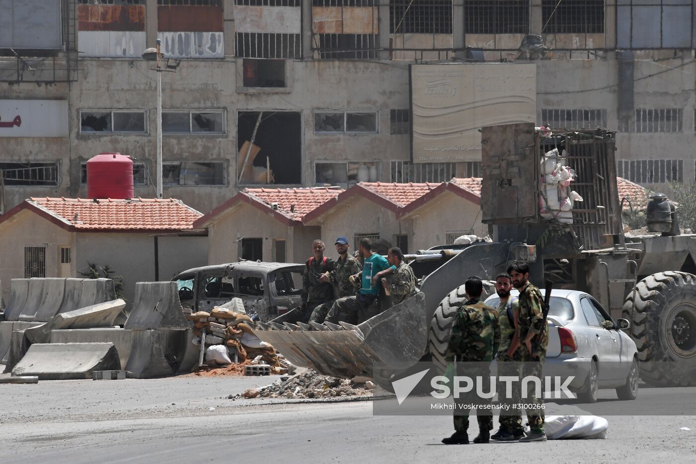 Situation in Qaboun neighborhood in Damascus suburb