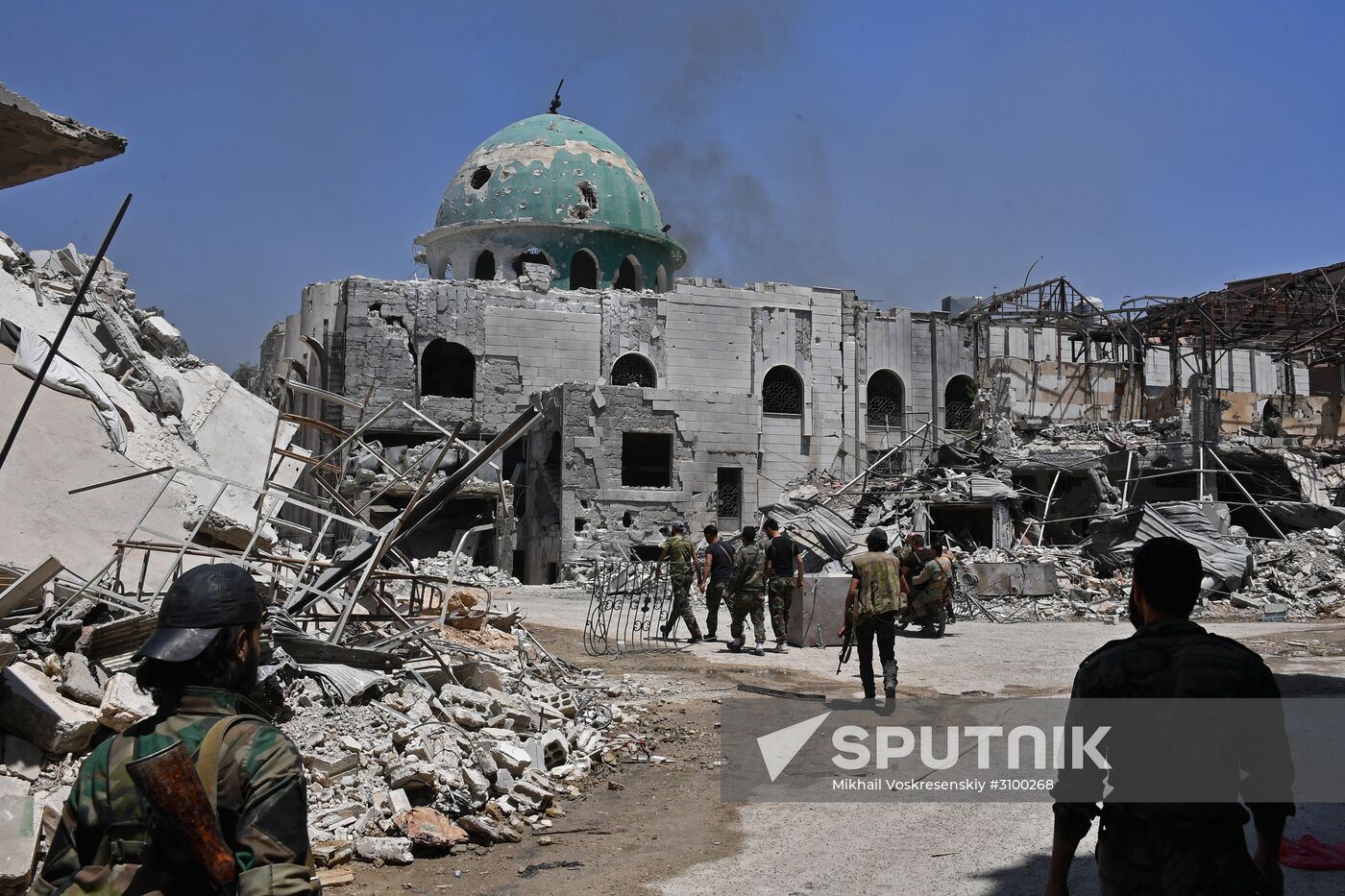 Situation in Qaboun neighborhood in Damascus suburb