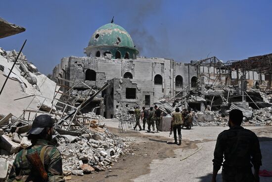 Situation in Qaboun neighborhood in Damascus suburb