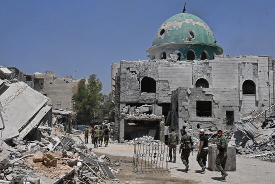 Situation in Qaboun neighborhood in Damascus suburb