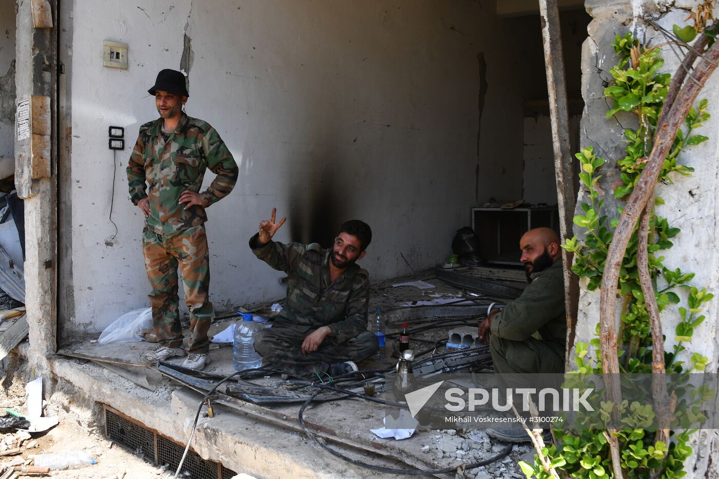 Situation in Qaboun neighborhood in Damascus suburb