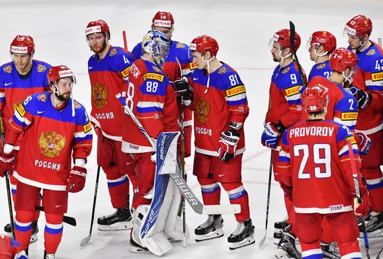 2017 IIHF World Championship. Russia vs USA
