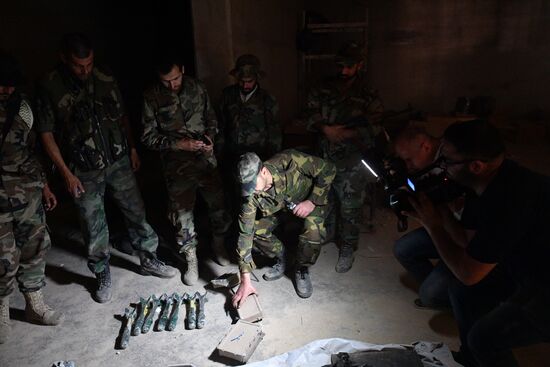 Situation in Qaboun neighborhood in Damascus suburb