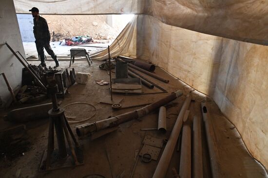 Situation in Qaboun neighborhood in Damascus suburb