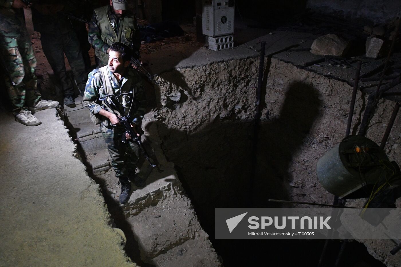 Situation in Qaboun neighborhood in Damascus suburb