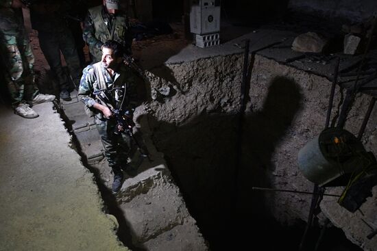 Situation in Qaboun neighborhood in Damascus suburb