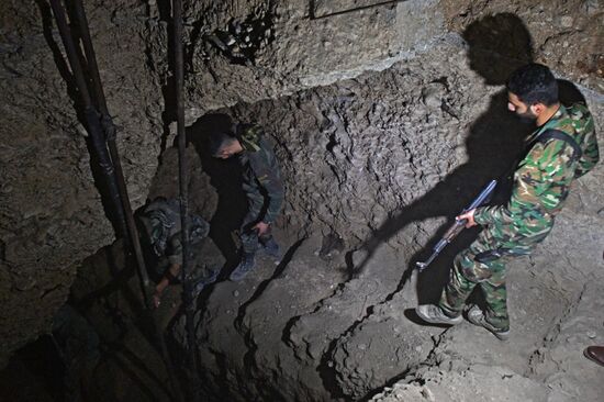 Situation in Qaboun neighborhood in Damascus suburb