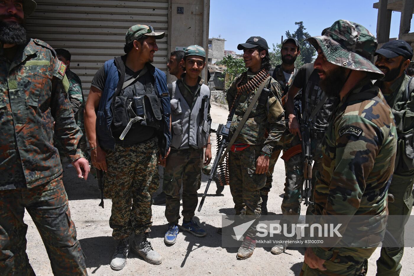 Situation in Qaboun neighborhood in Damascus suburb