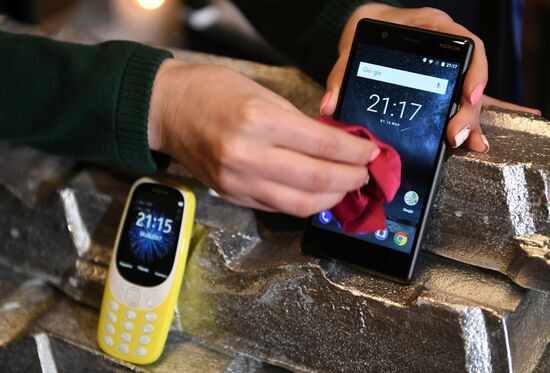 Presentation of new Nokia smart phones and upgraded Nokia 3310 in Moscow