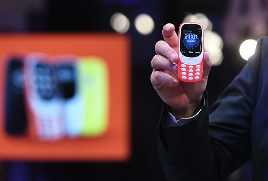 Presentation of new Nokia smart phones and upgraded Nokia 3310 in Moscow