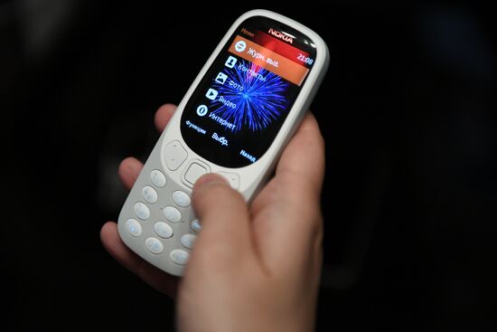Presentation of new Nokia smart phones and upgraded Nokia 3310 in Moscow