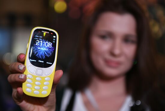 Presentation of new Nokia smart phones and upgraded Nokia 3310 in Moscow