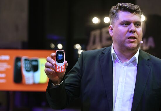 Presentation of new Nokia smart phones and upgraded Nokia 3310 in Moscow