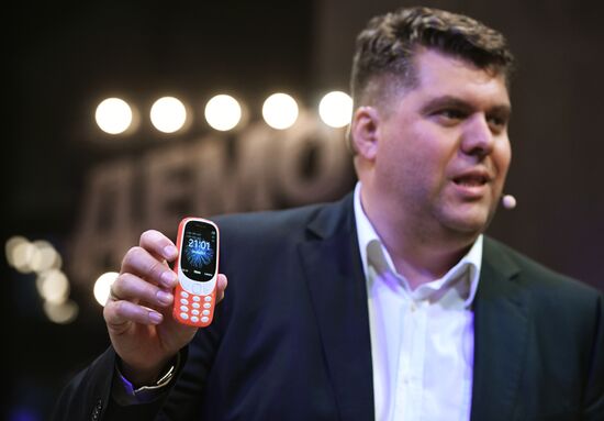 Presentation of new Nokia smart phones and upgraded Nokia 3310 in Moscow