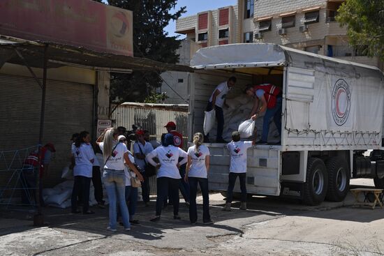 Situation in Qaboun neighborhood in Damascus suburb