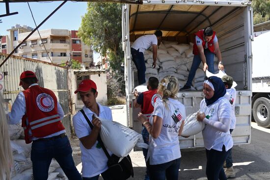 Situation in Qaboun neighborhood in Damascus suburb