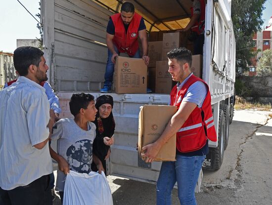 Situation in Qaboun neighborhood in Damascus suburb