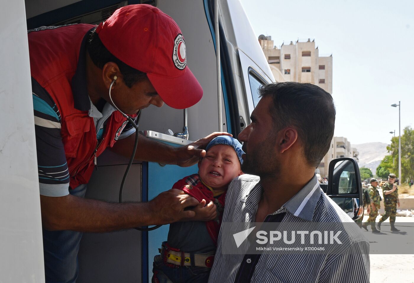 Situation in Qaboun neighborhood in Damascus suburb