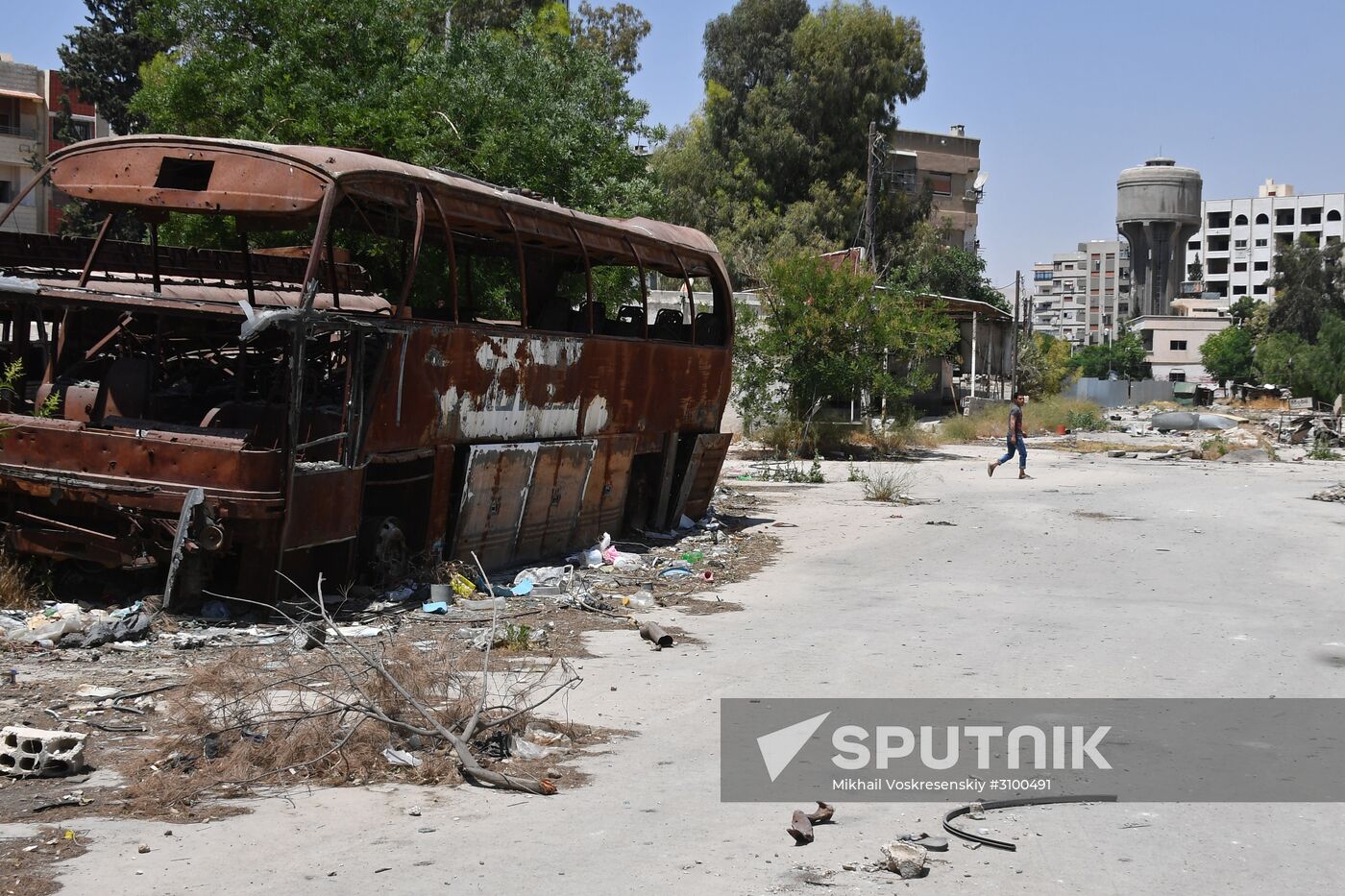 Situation in Qaboun neighborhood in Damascus suburb