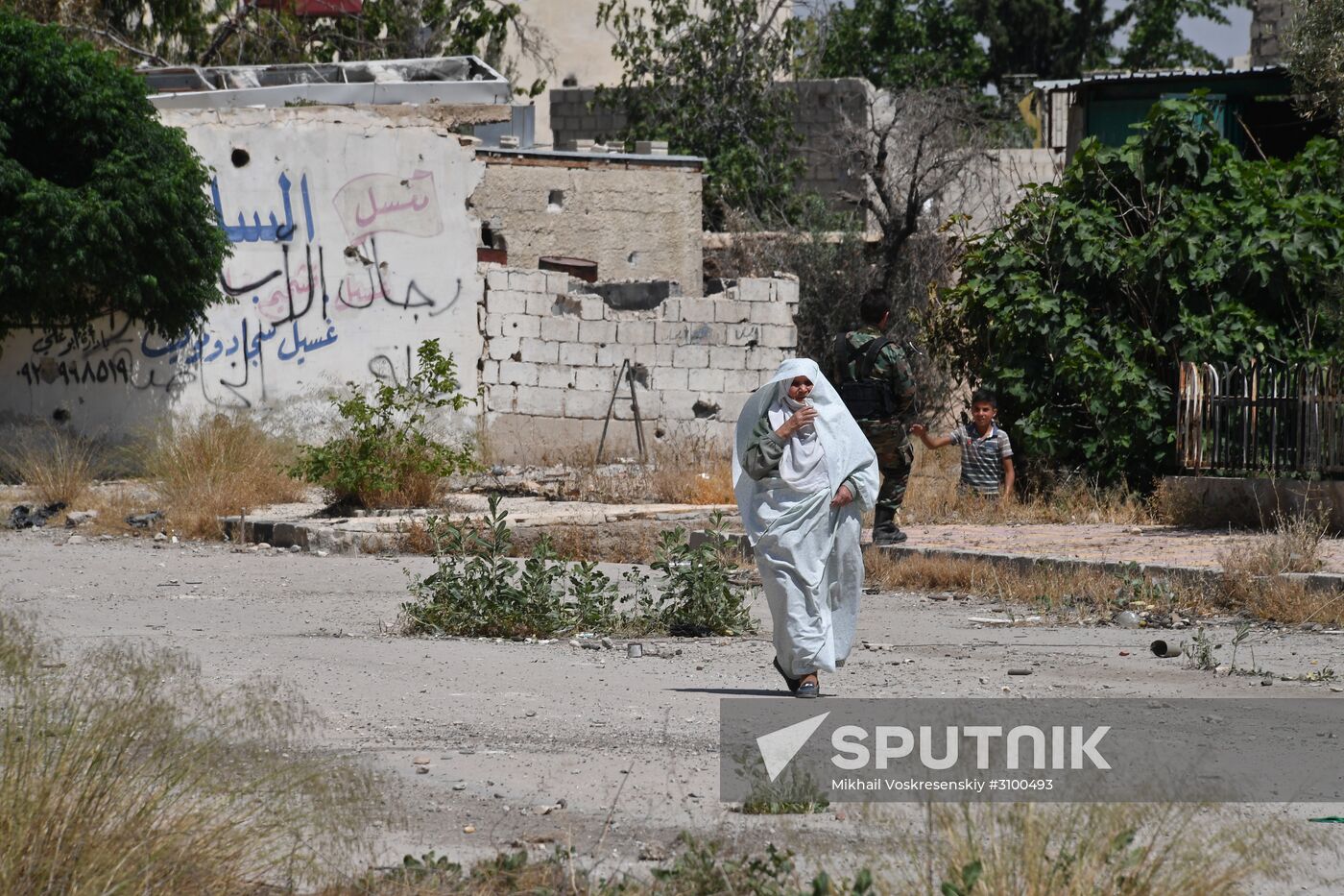 Situation in Qaboun neighborhood in Damascus suburb