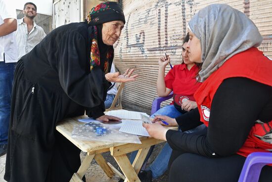 Situation in Qaboun neighborhood in Damascus suburb
