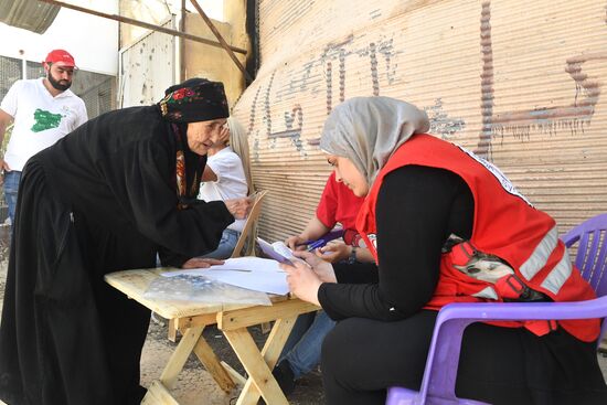 Situation in Qaboun neighborhood in Damascus suburb