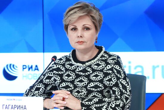 News conference by Moscow Kremlin Museums Director Yelena Gagarina