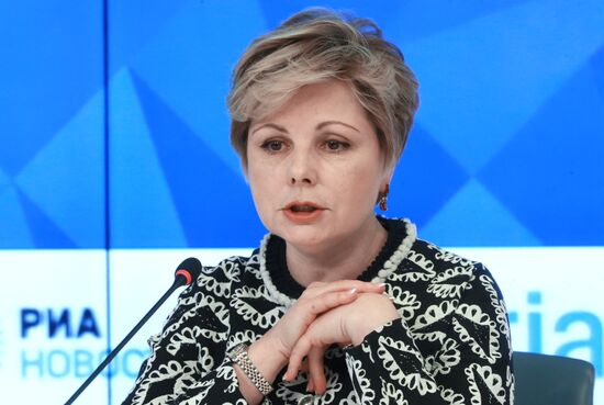 News conference by Moscow Kremlin Museums Director Yelena Gagarina